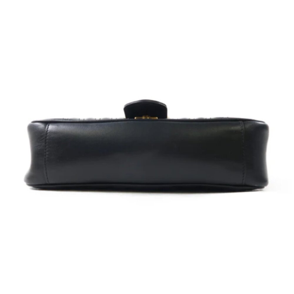 Gucci GG Marmont Black Shoulder Bag - Picture 4 of 6